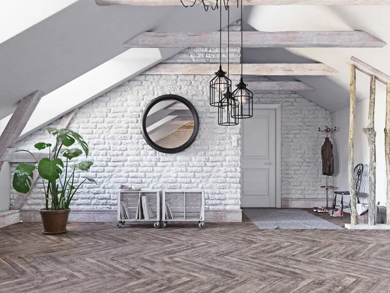 Vind ombyggd till luftig lägenhet