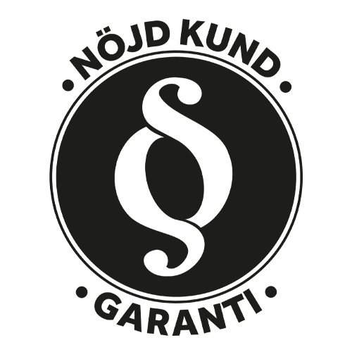 Svart logotyp Goda råd - Nöjd kund garanti