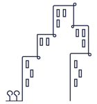 Illustration. Bostadsrättshus.